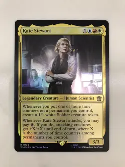 Kate Stewart Foil MTG Magic the Gathering Card NM Near Mint Doctor Who - Image 1