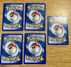 Pokemon Expedition Card Lot Of 5 Pokemon Tcg E Reader Cards LP-MP Condition - Image 4