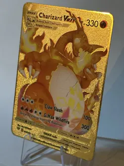 Pokemon TCG Charizard VMAX SWSH 020/189 Metal Card Ultra Rare - Heavily Used - Image 2