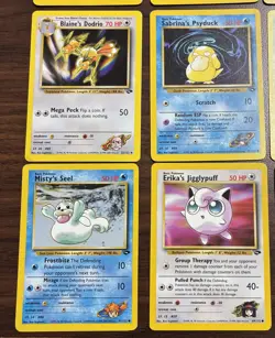 Lot of 20 Vintage Pokemon Gym Challenge Unlimited Commons/Uncommon Cards LP-MP - Image 5