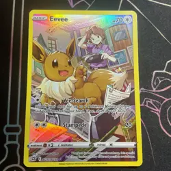 Eevee TG11/TG30 Brilliant Stars Trainer Gallery Ultra Rare Pokemon Card - Image 1