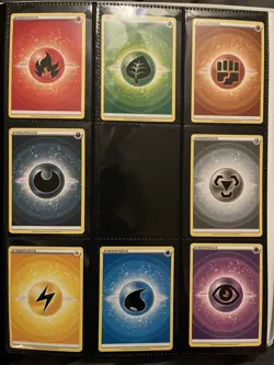 ESP-SPANISH Pokemon TCG Basico Energia Basic Energy Card Set Lot Of 8 - Image 1