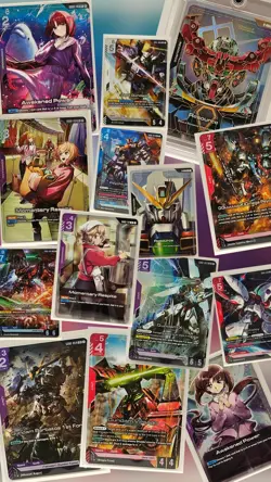 Gundam Card Game GD02 English Lot - LR, R, R+ Alt Art & C++ Super Parallel - NM - Image 1