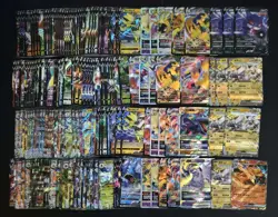 200 Lot Pokemon Chinese Card RR RRR VMAX Gengar Charizard Mewtoo SQ #24 -FI38 - Image 1
