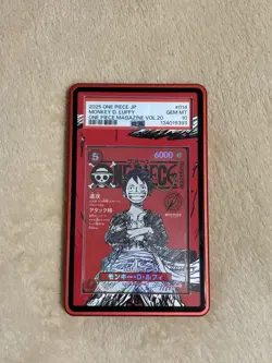 PSA10 One piece card japanese promos 014 luffy one piece magazine vol.20 2025 - Image 1