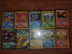 Pokemon Card Lot Collection 10 Cards (Vintage) - Image 1