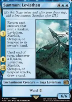 Summon: Leviathan Final Fantasy (FIN) 77 MTG Regular NM - Image 1