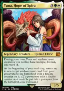 Yuna, Hope of Spira Final Fantasy (FIN) 250 MTG Regular NM - Image 1