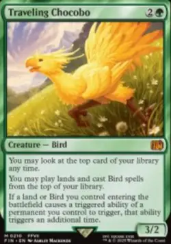 Traveling Chocobo Final Fantasy (FIN) 210 MTG Regular NM - Image 1