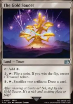 The Gold Saucer Final Fantasy (FIN) 279 MTG Foil NM - Image 1