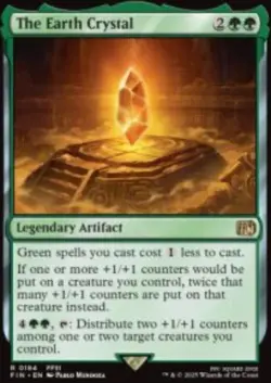 The Earth Crystal Final Fantasy (FIN) 184 MTG Regular NM - Image 1