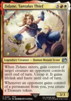 Zidane, Tantalus Thief Final Fantasy (FIN) 251 MTG Foil NM - Image 1