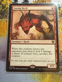 Foil - Vexing Devil - 178 / NM / English MTG - Image 3