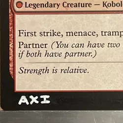 Rograkh, Son of Rohgahh (Altered) Hand-Painted MTG Card, 1/1 painting - Image 5