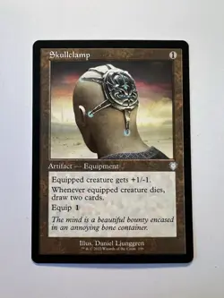 Skullclamp - RETRO FRAME - MTG The Brothers' War: Commander - NM - Image 1