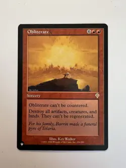 Obliterate - MTG The List: Invasion - NM - Image 1
