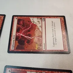 Lightning Bolt MTG 4x Mixed Playset LP Lightly Played Fast Shipping From Canada - Image 4