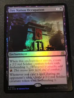 Fire Nation Occupation - Foil - TLE - MTG - EN - NM - 0105 - Image 1