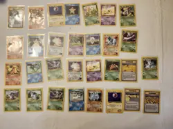 Pokemon WOTC Vintage Card Lot of 30 Gym Challenge Cards - Image 1