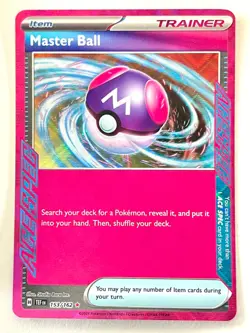 Master Ball 153/162 Ace Spec Temporal Forces Pack Fresh Pokemon TCG Near Mint NM - Image 1