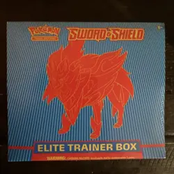 Pokemon Sword and Shield Base Set ETB Elite Trainer Box - Factory Sealed - Image 1