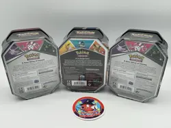 Lot Of 3 - Pokemon TCG Eevee Heroes Tins, Eevee Tins, SEALED, NO RESERVE - Image 2