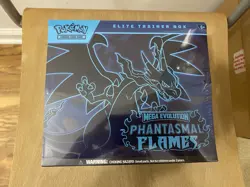 Pokemon TCG Mega Evolution Phantasmal Flames Elite Trainer Box ETB NEW/Sealed - Image 1