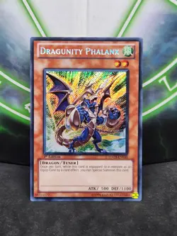 Yugioh Dragunity Phalanx HA03-EN035 Secret Rare 1st Edition NM - Image 1