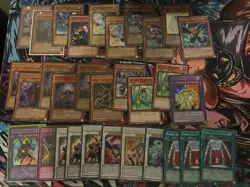 Yu-Gi-Oh! EDISON FORMAT MIXED LOT, LOTS of PLAYABLE cards MIXED cond. See Pics! - Image 1