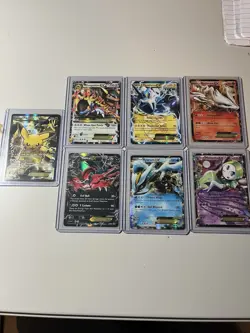 Pokemon EX Full Art Holo Card Lot Pikachu Kangaskhan Yveltal Thundurus Kyurem 7x - Image 1