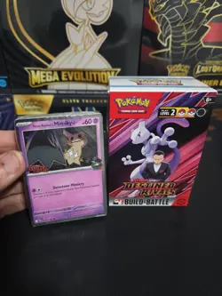 Destined Rivals Team Rockets Mimikyu (Deck Only) Factory Sealed WITH Code Card - Image 1