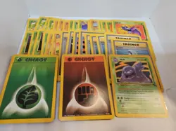 P Pokemon Cards Bodyguard Theme Deck Complete Cards Only Fossil WOTC - Image 1