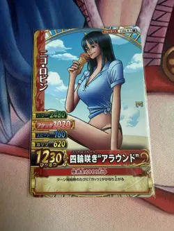 M1405 Nico Robin C254 Japanese One Piece Berry Match Carddass Card - Image 1