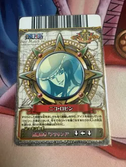 M1405 Nico Robin C254 Japanese One Piece Berry Match Carddass Card - Image 2