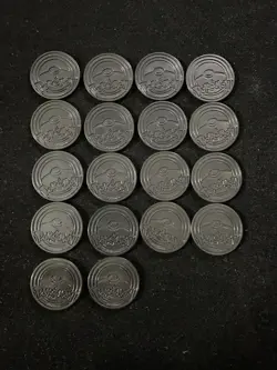 Pokemon Card 2025 S-Chinese Eevee Psyduck Alakazam Flareon Coin Lot 18 -YX89 - Image 2