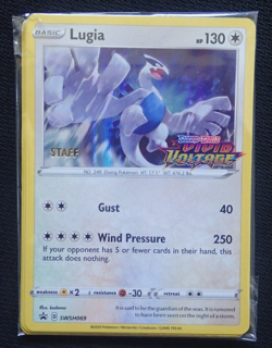 POKEMON VIVID VOLTAGE PRERELEASE STAFF 4 CARD PACK NEW SEALED CHARIZARD SWSH066 - Image 2