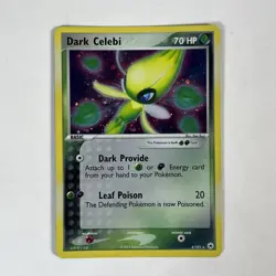 Dark Celebi 4/101 Ex Hidden Legends Holo Pokemon Card - Image 1