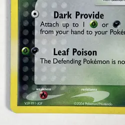 Dark Celebi 4/101 Ex Hidden Legends Holo Pokemon Card - Image 4