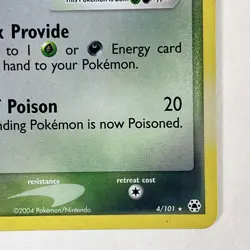 Dark Celebi 4/101 Ex Hidden Legends Holo Pokemon Card - Image 5