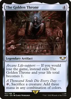 mtg magic The Golden Throne warhammer ENGLISH Le Trone d'or - Image 1