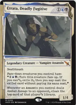 Etrata, Deadly Fugitive (Showcase) M Murders at Karlov Manor 359 NM MTG - Image 1