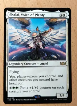 Mtg Magic: Shalai, Stimme der Fulle, Voice of Plenty, English, Hexproof Engel - Image 1