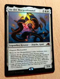 Magic MTG: # FOIL # Ao der Morgenhimmel, the Dawn Sky, DEUTSCH Drache Mythic - Image 1