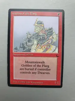 Goblins of the Flarg, MTG The Dark (1994) Common Red Creature NM - Image 1