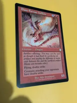 Blast-Furnace Hellkite. Dragon The Brothers War Commander. MTG Card. - Image 4