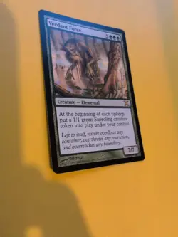 Verdant Force. Tenth Editon rare elemental MTG Card. - Image 4