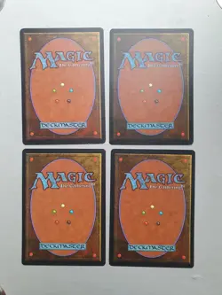 Terror x4 PLAYSET , MTG Revised Ed. (1994) Common Black Instant NM - Image 2