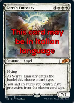 MTG SERRA's EMISSARY EXC - EMISSARIA DI SERRA - MH2 EXTRA IT - MAGIC - Image 1