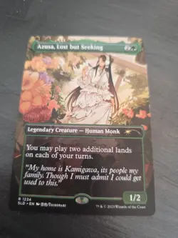 MTG Magic AZUSA LOST BUT SEEKING SLD R 1234 EN KARTE CARD FULL SPECIAL ART - Image 2