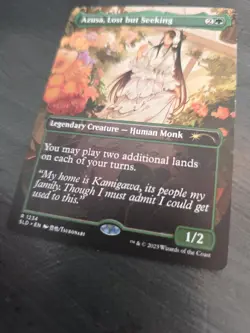 MTG Magic AZUSA LOST BUT SEEKING SLD R 1234 EN KARTE CARD FULL SPECIAL ART - Image 3